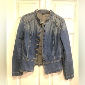 A.n.a. Blue Button Up Denim Jacket Size S